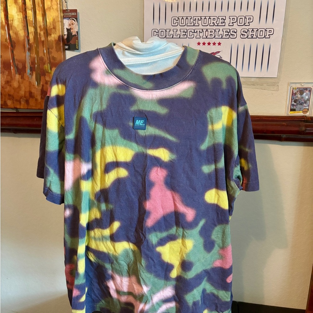 Melody Ehsani Camouflage Tee with Logo Patch